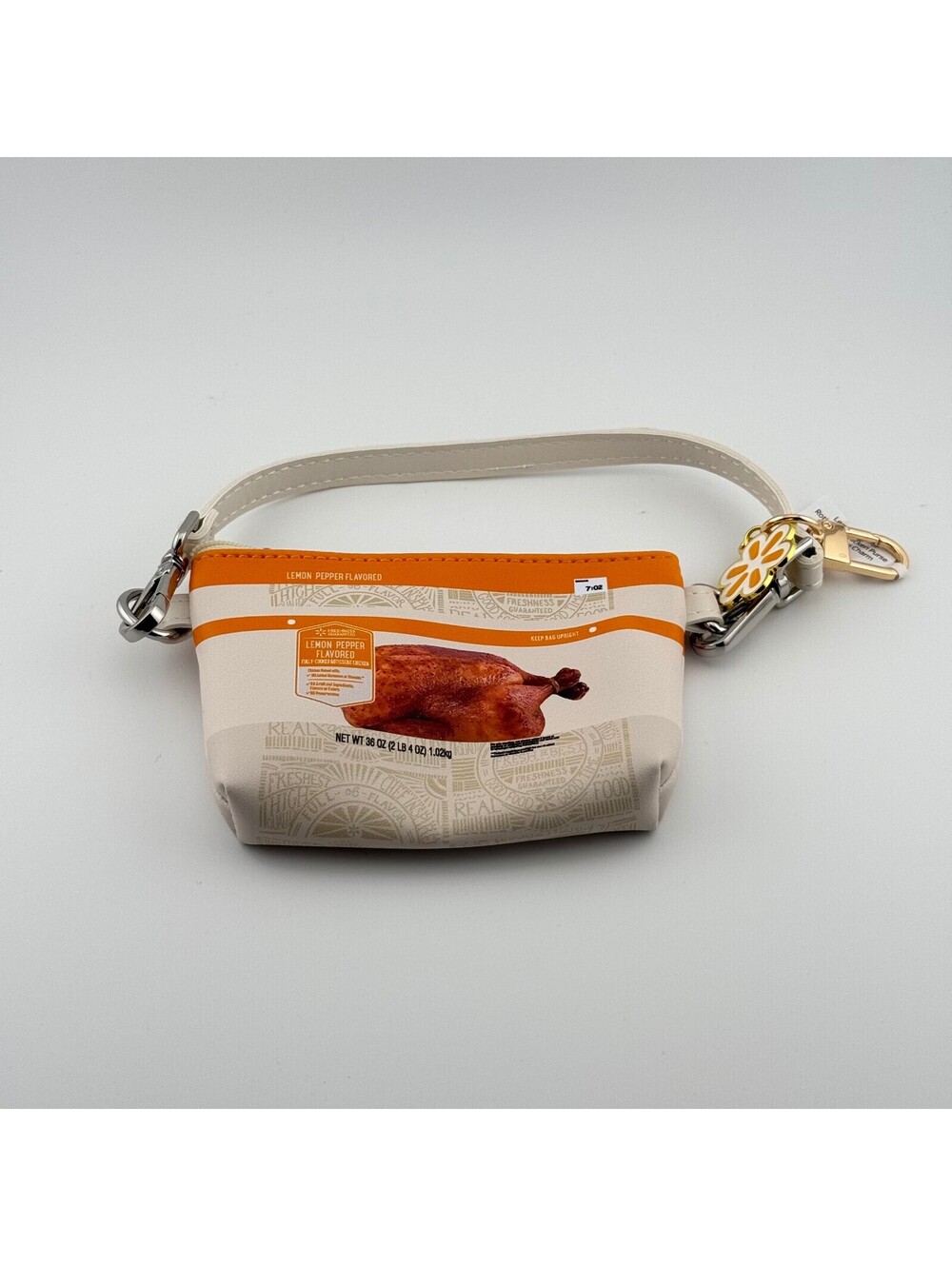 Walmart Lemon Pepper Rotisserie Chicken Purse Bag Charm 3.4" NEW 2026